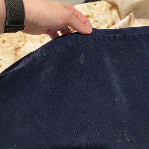 Lauren Jeans Co. Ralph Lauren Navy Corduroy Pants - Size 16 - Picture 4 of 6